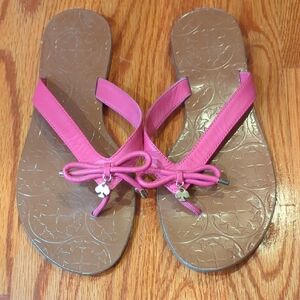 Kate Spade Pink Bow Sandals